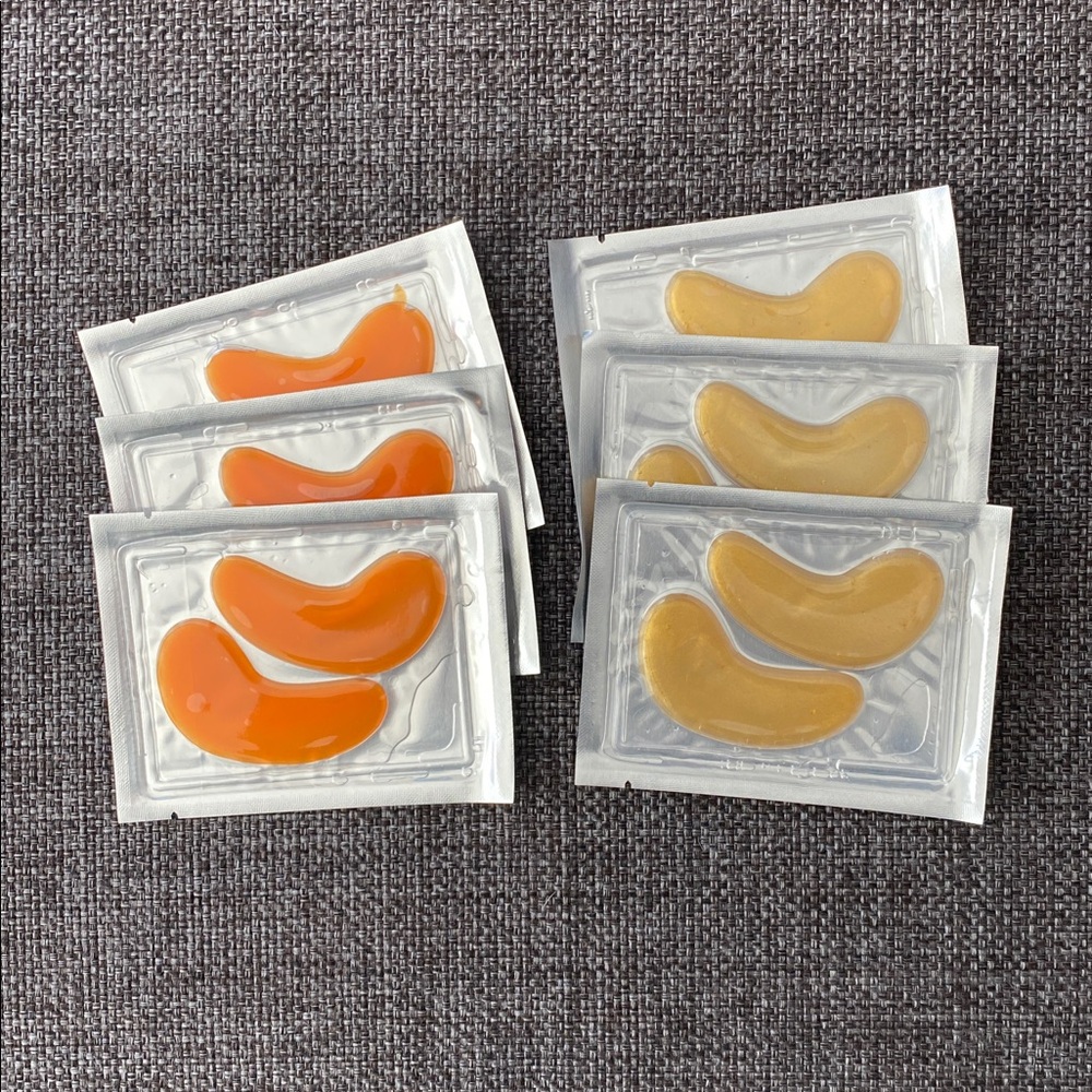 NWT Lot of 6 Spalife Eye Masks, Bright Eyed & Rejuvenating Gold Dust, Undereye